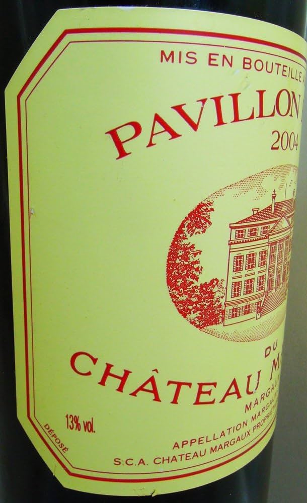 Pavillon Rouge 2004 Château Margaux パヴィヨン ルージュ デュ シャトー マルゴー 2004 [格付 1級