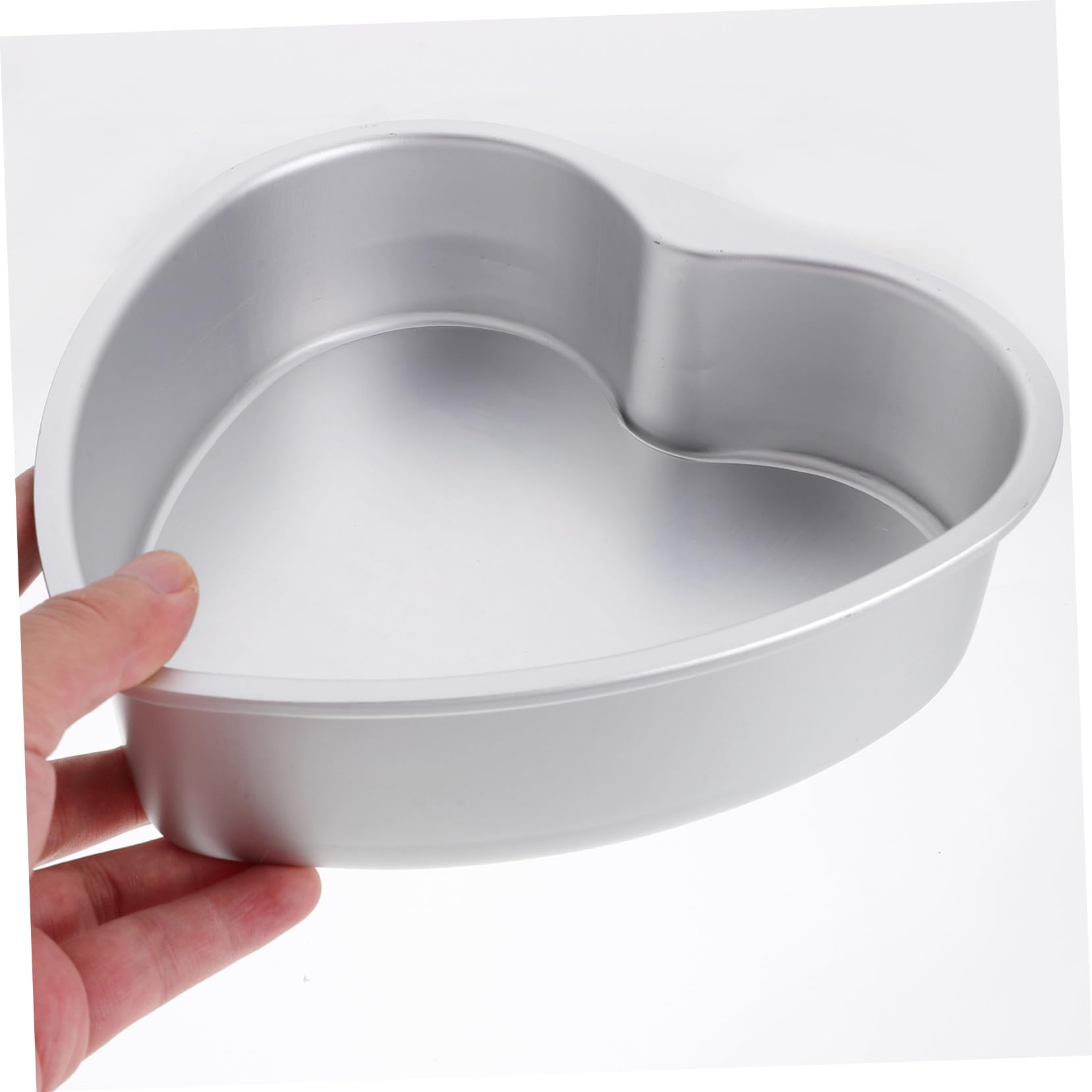 Molde Creativo para Pasteles Forma de Corazón, de Aleación de Aluminio, Fácil de Desmoldar, Adecuado para Reuniones Familiares y Principiantes en Repostería