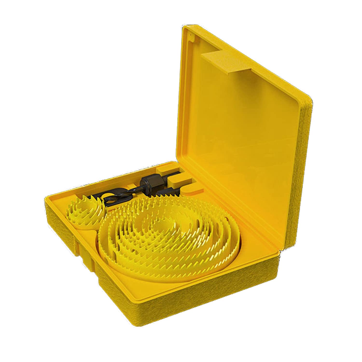 Hole Cutter, Bi-Metal Hole Saw,with Storage Box Suitable for Plasterboard, Wood and PVC Boards(13 Piece Set)