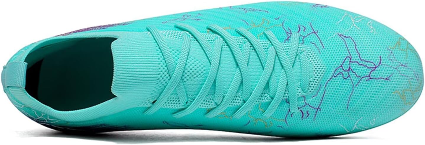 Mens Soccer Cleats for Womens High top Outdoor Footall Boots Ankle Professional Training Shoes - Image 3