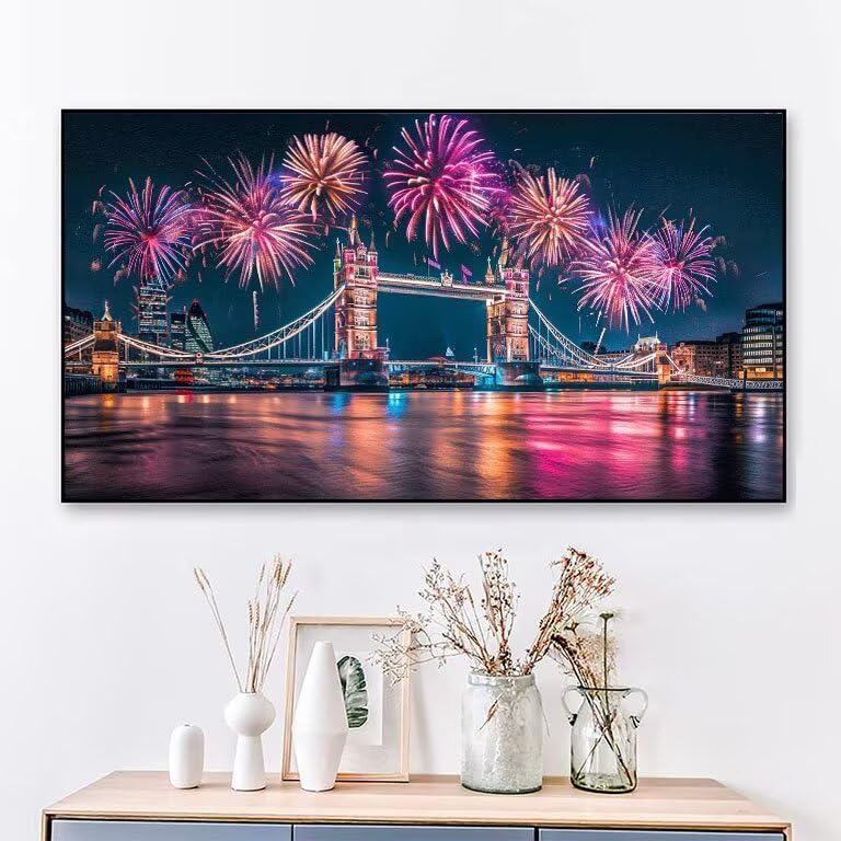 Diamond painting adulte kit complet grand format 35x70 cm anti-stress loisir créatif S-681 - 2