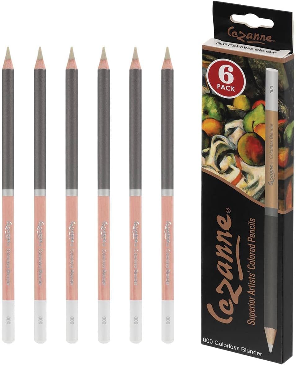 Creative Mark Cezanne Premium Colored Pencil Set With 6pk Colorless Blenders - Soft Wax Core Colored Pencils for Drawing, Blending, Coloring, Professional Artists & More! - 120-Count