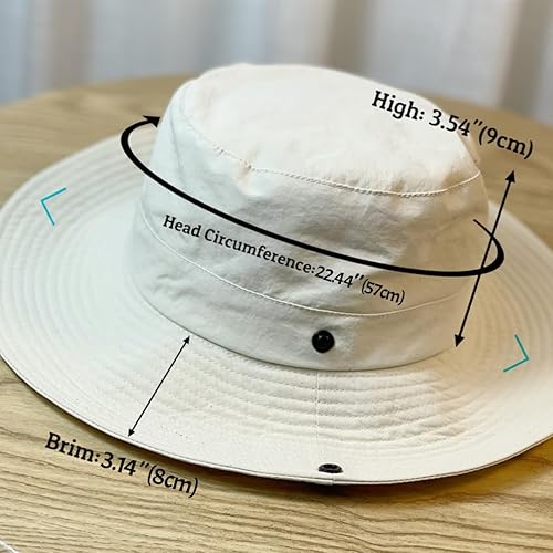 Miniatura 7 de Sombrero Boonie personalizado para deportes, pesca, actividades al aire libre de verano, logotipo de texto personalizado, sombreros de protección