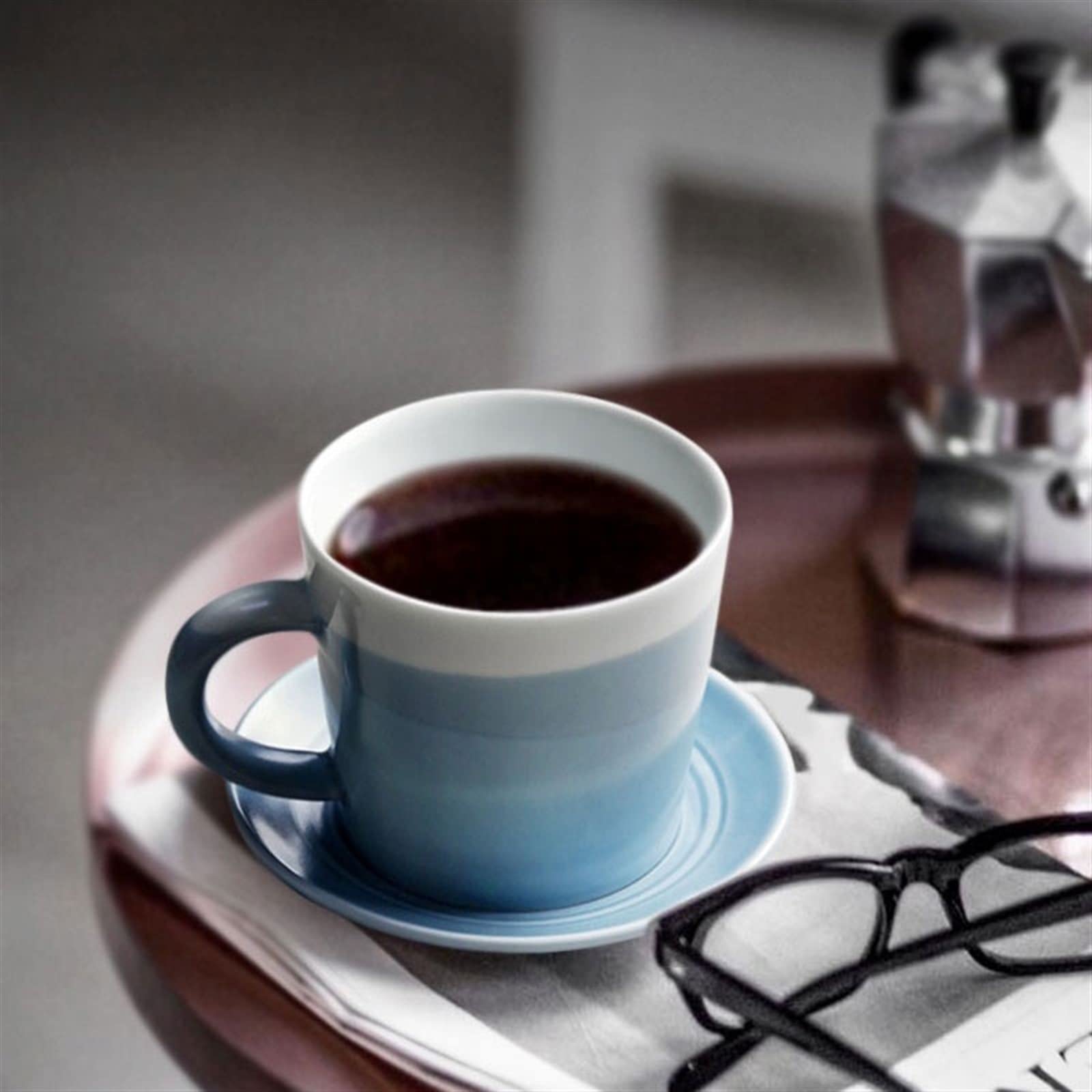 Wasserbecher Einfache Kaffeetasse aus Keramik mit Untertasse, handgefertigte Retro-Tasse, Haushalt, Nachmittagstee, Paartasse, Büro, Wassertasse Lsolierter Becher(D)