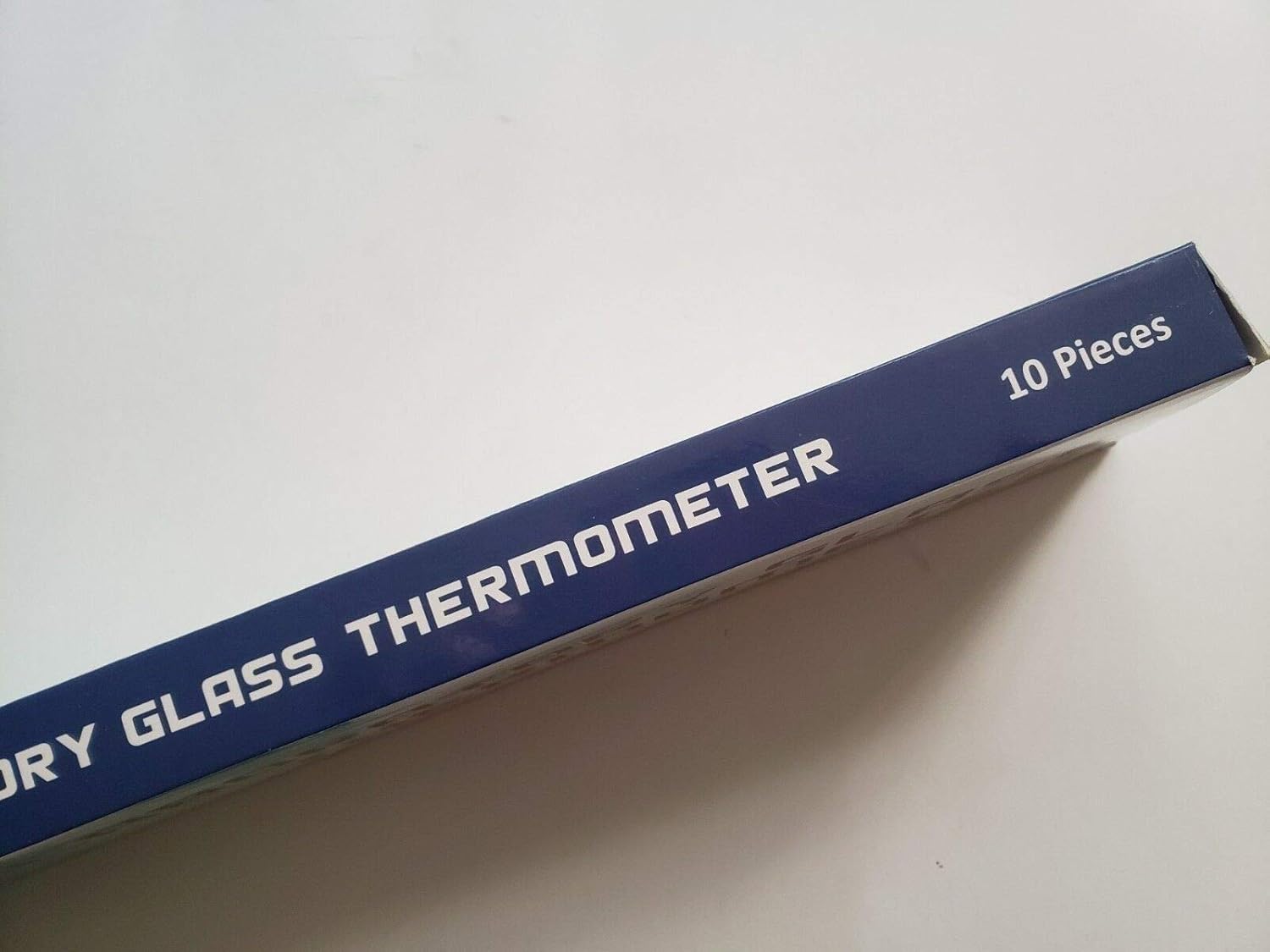 Yantra 10 Pack Glass Lab Thermometer -10~250 Celsius 6mm OD 300mm with case