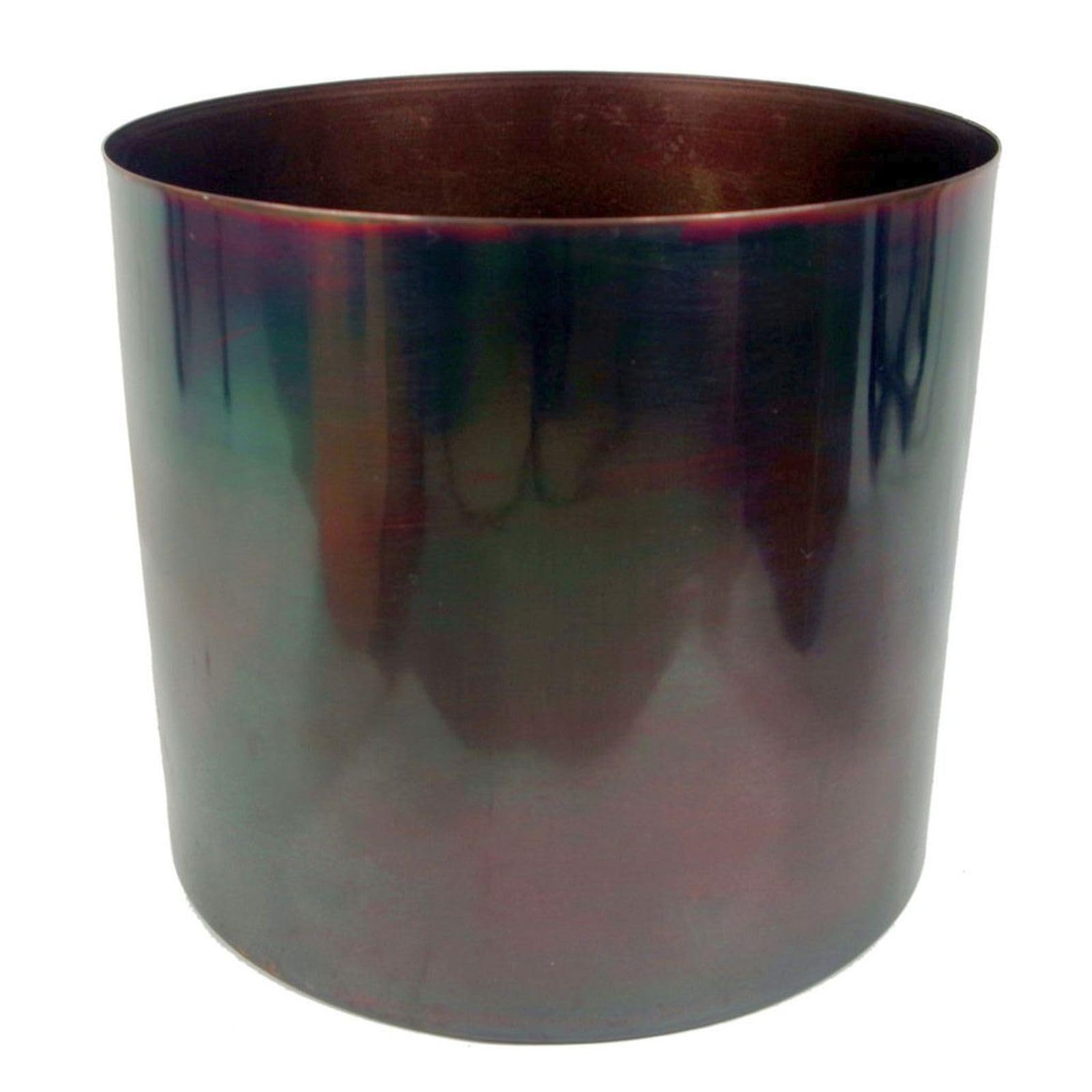 Leaf Metal Modern Planter 18cm Iridescent