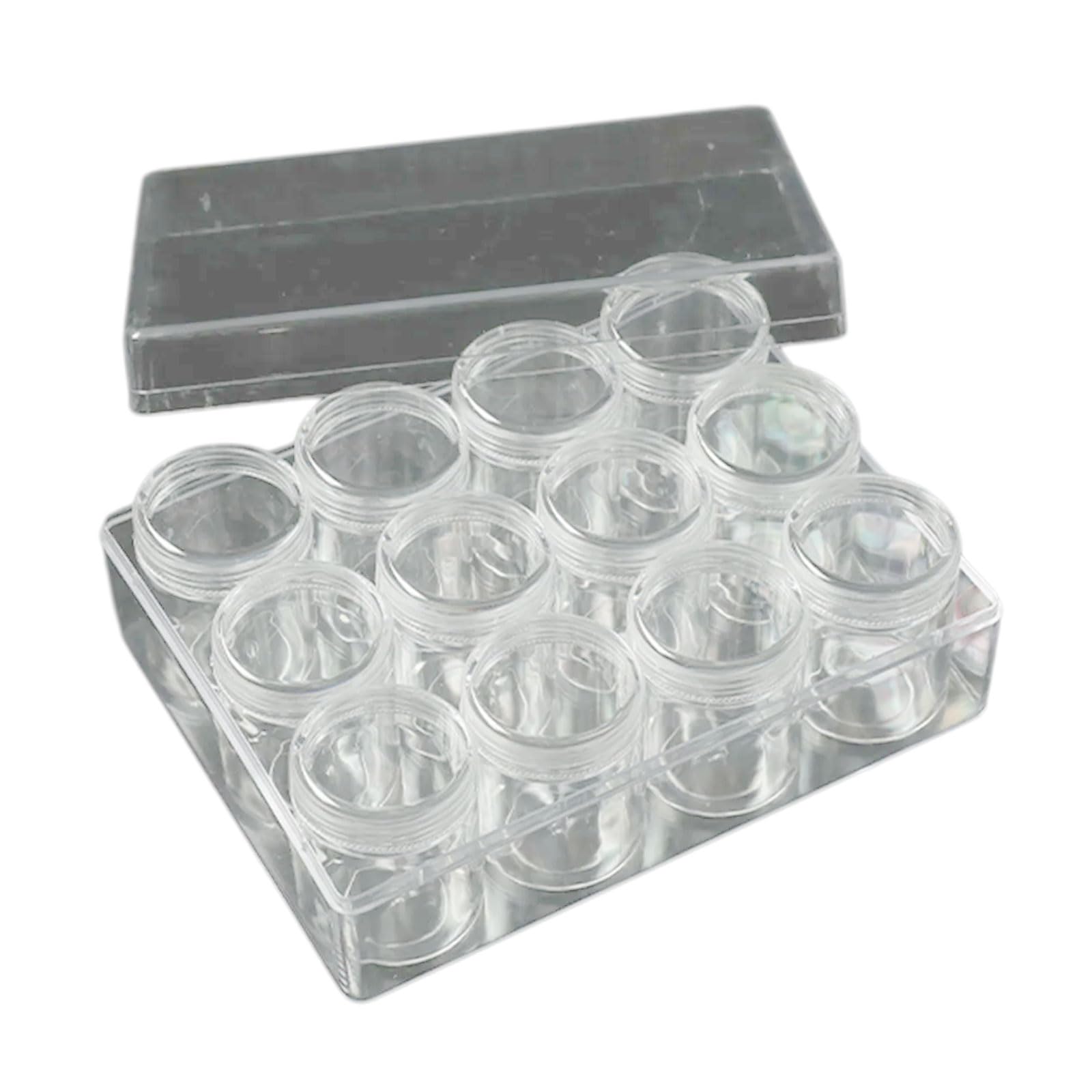 NVOQILIN 12PCS Storage Containers Great for Craft Supplies Sewing Items and Daily Use Household Storage Box