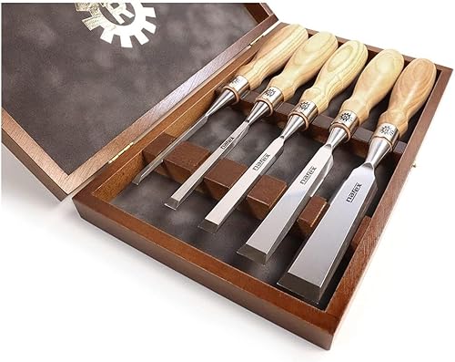 Miniatura 2 de Narex Richter - Juego de 5 cinceles de borde biselado