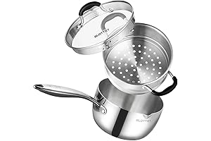 Tri-Ply Whole-Clad Small Veggie Steamer Pot
