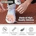 Welnove Gel Toe Separator, Pinky Toe Spacers, Little Toe Cushions for Preventing Rubbing & Relieve Pressure (Pack of 12)
