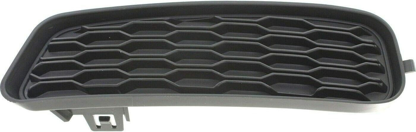 DAT AUTO PARTS Front Left Driver Side Bumper Fog Light Cover Lamp Hole Grille Molding Trim Replacement For 2011-2014 Dodge Avenger Black Textured Plastic CH1038122 68081997AA