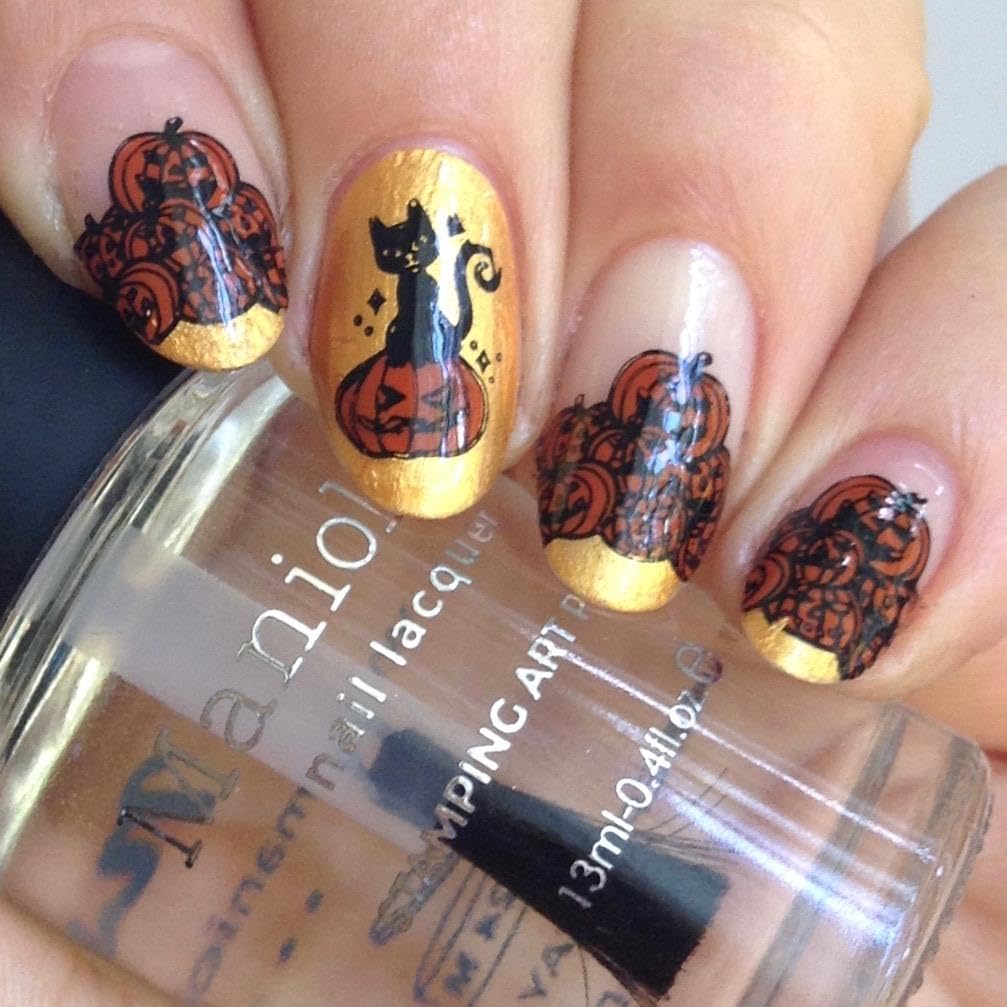 Maniology The Spirit Speaks Nail Stamping Starter Kit | Halloween-Themed Designs, Ouija Board Nail Art for Spooky DIY Manicures – Includes Stamping Plate, Polish, Top Coat, Stamper & Scraper