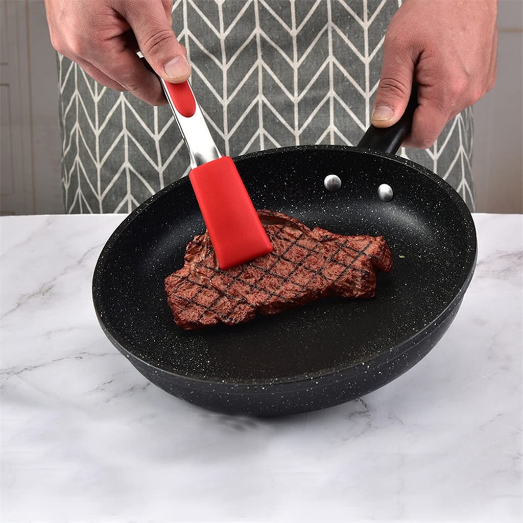 2 Pièces Pinces de Cuisine Pinces Alimentaires Pinces de Service pour la Cuisine Outils de Barbecue Accessoires Ustensiles de Cuisine (Couleur : A, Taille (C comme Le Montre l'image)