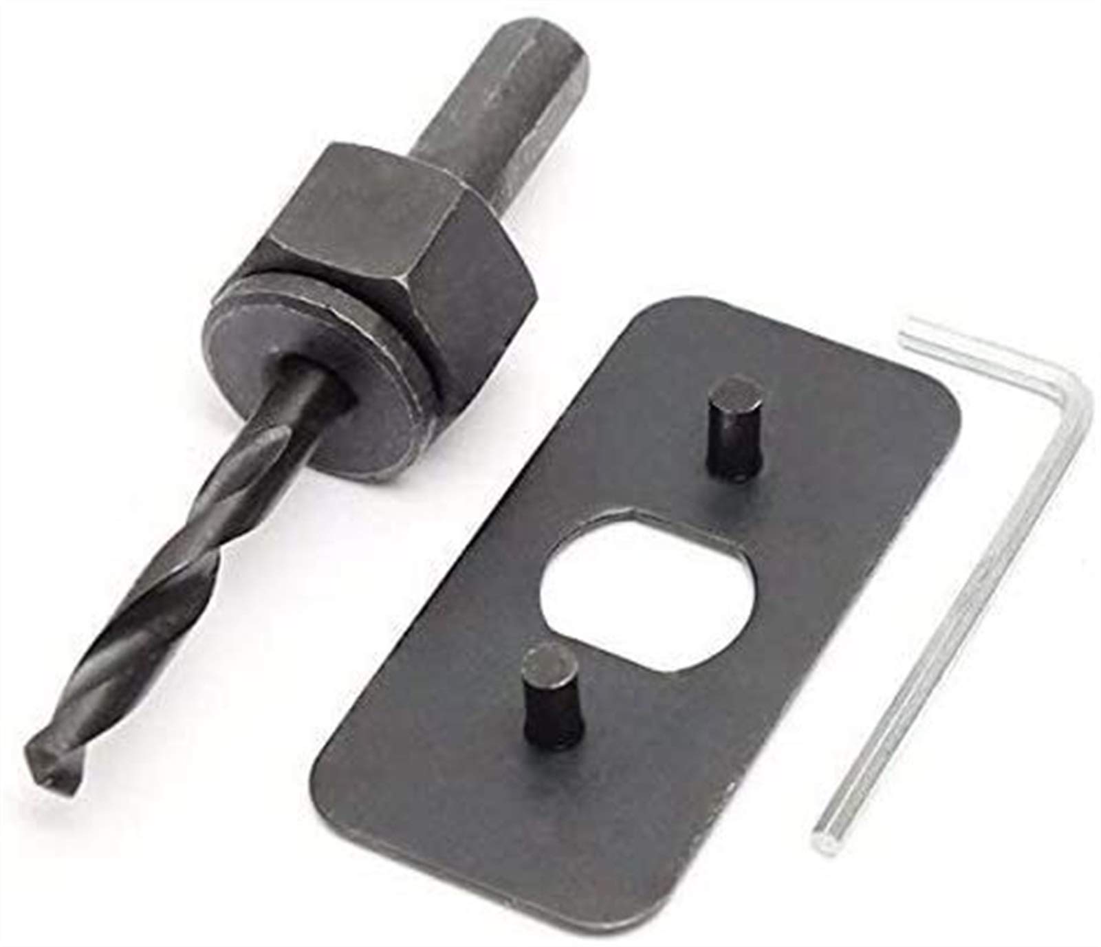 Juego de 8 Brocas de Sierra de Corona de 63 mm a 126 mm para Trabajar la Madera.