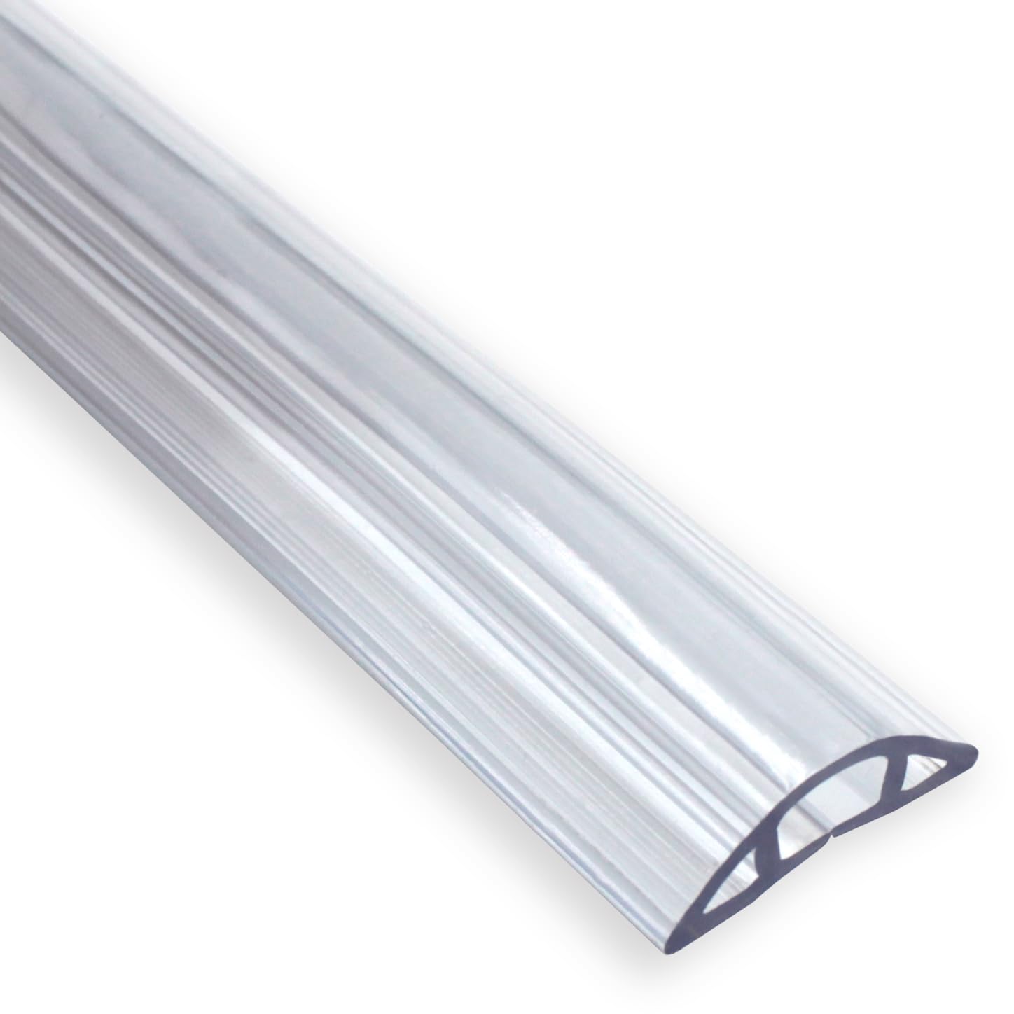 Electriduct Cubierta extra pequeña de cable de suelo de perfil bajo de 10 pies, protector de cable de plástico, corrector de alambre de PVC con cinta autoadhesiva de doble cara,
