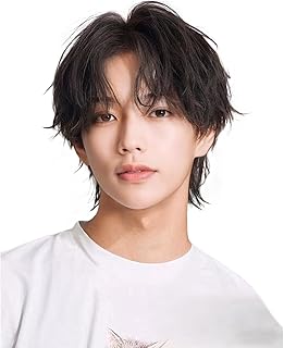 PEACOCO ウィッグ メンズ ショート カツラ 男装 金髪 かつら 黒髪 男性用 コスプレ 假发 白髪 バレない ブラックブラウン