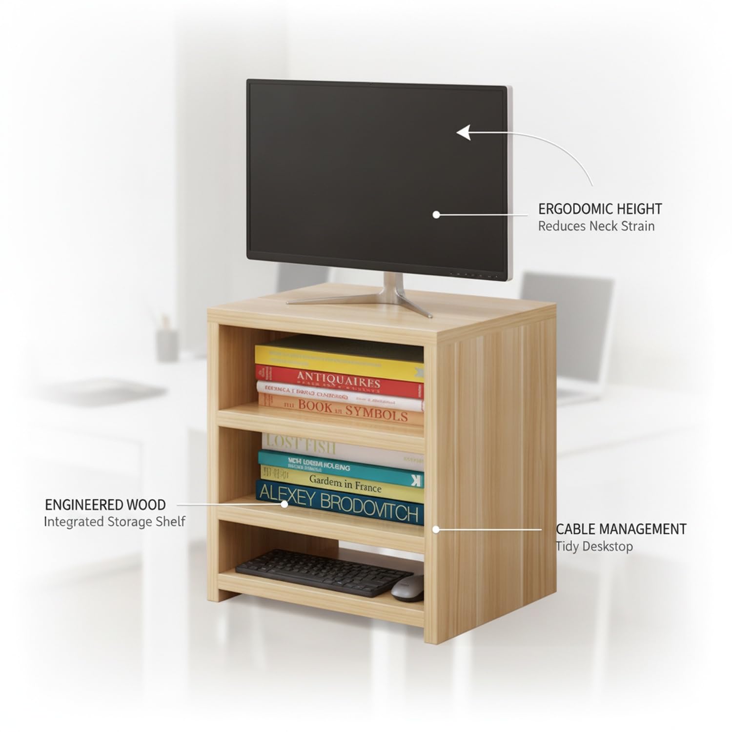 Supporto per Monitor, 1 PC