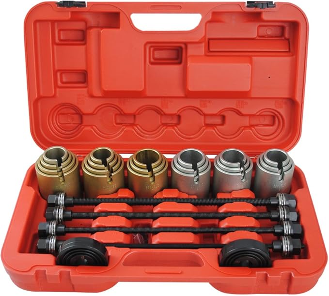 CCLIFE 26 pcs Universal Press and Pull Sleeve Kit Bearing & Bush