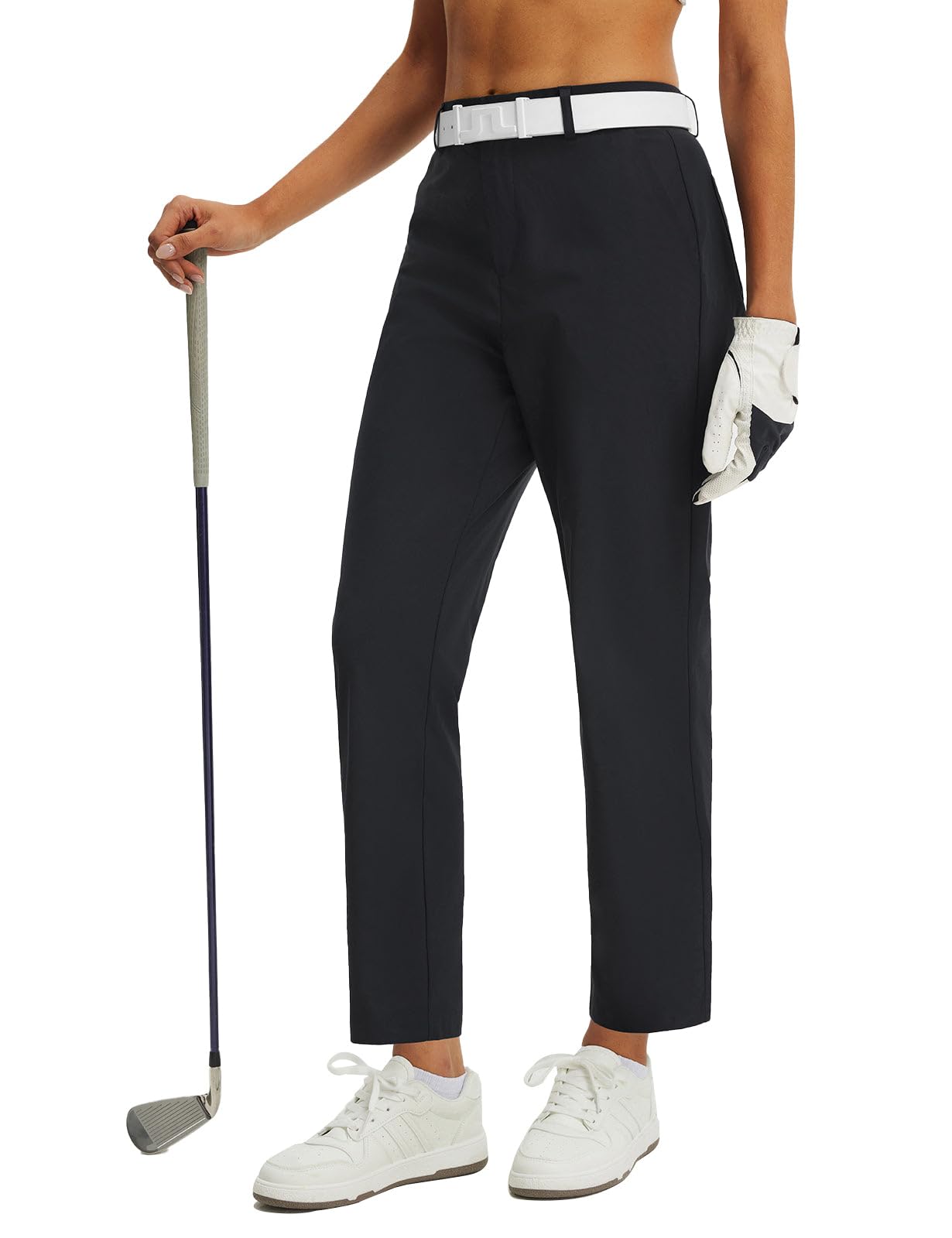 baleaf Women's Golf Pants Straight Leg Work Casual Slacks