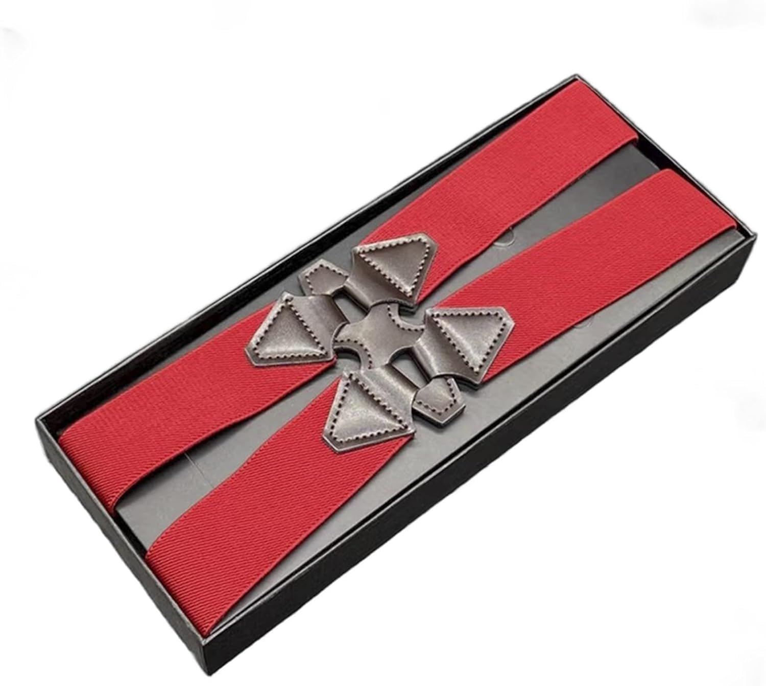 zawieszki, zawieszki dla mężczyzn, Szelki, męskie, z regulowanym, elastycznym klipsem bocznym, do spodni biodrowych, do noszenia z jeansami, czarne