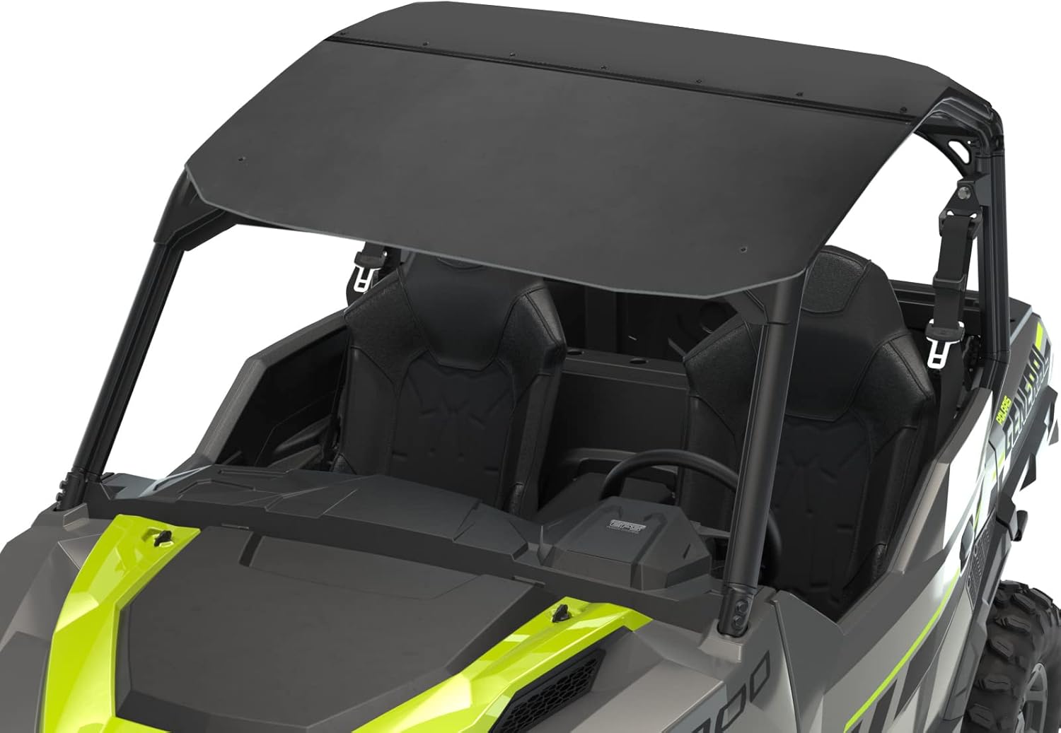 kiwi master aluminum roof for 2016-2025 polaris general 1000 / general xp 1000 accessories 2-seat hard roof top black