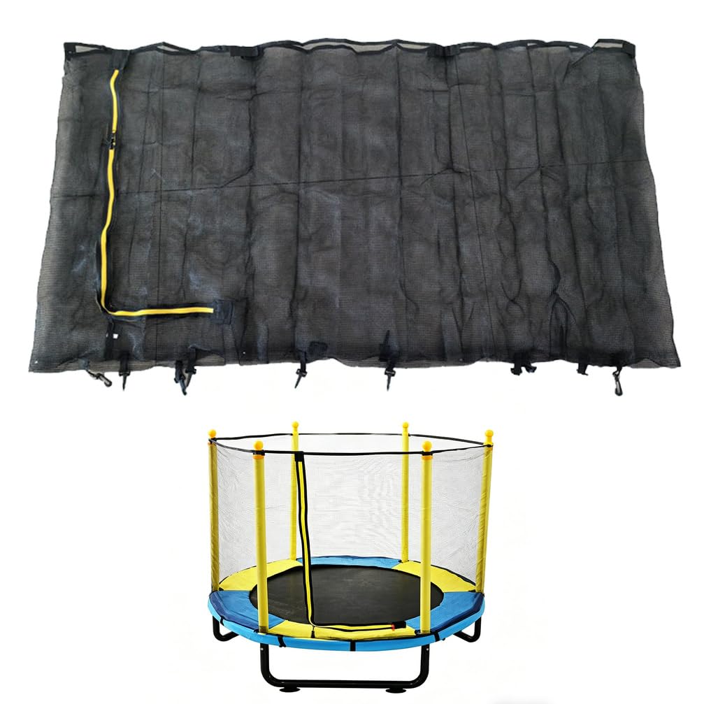 BIWKONI Replacement Safety Net (Net Only) for Kids Trampoline, Garden Trampoline Accessories Safety Protective Enclosure Net,5FT 150cm