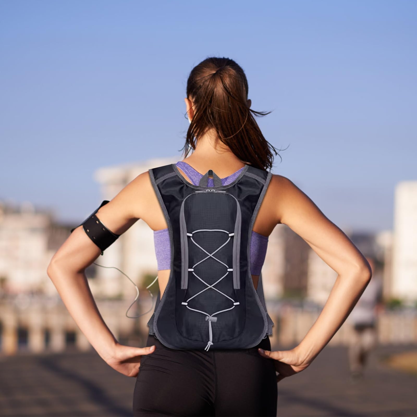 Mochila Deportiva Ultraligera Impermeable MTB Senderismo Pequeña