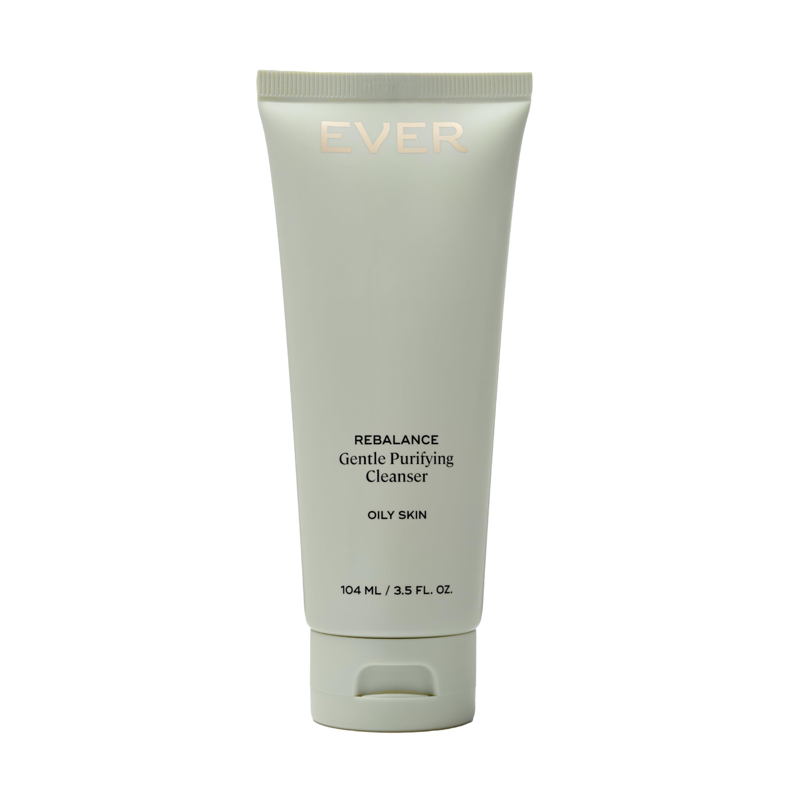 EVER Rebalance Gentle Purifying Cleanser – Purifying Gel Cleanser with Salicylic Acid & Willow Bark for Oily Skin, Deep Pore Cleanse & Blemish Control