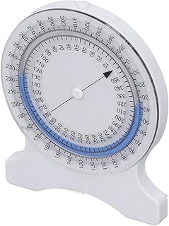 Therapeutic Inclinometer, Inclinometer Gauge for Measuring Range of Motion (Blue)