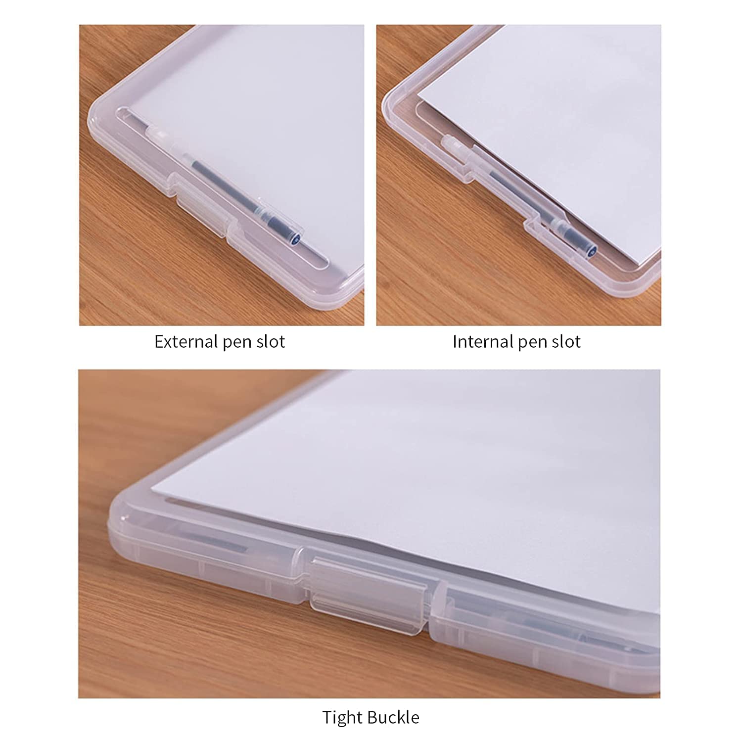 Portablocco A4, 2 in 1, design a doppio strato, in plastica, cancellabile a secco, ad alta capacità, per insegnanti, allenatori, scuola e ufficio
