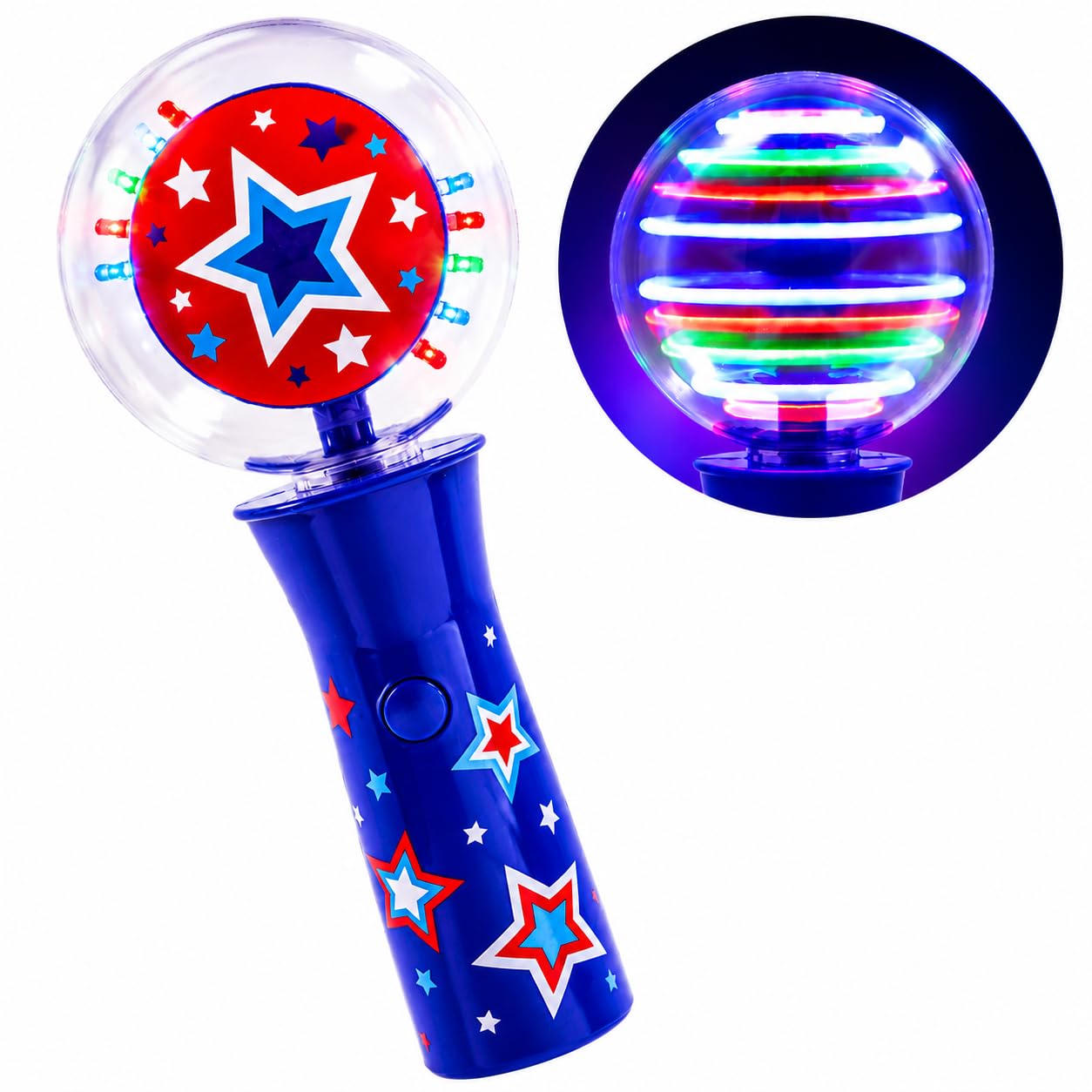Amazon.com: Cool Things Corp - Jumbo Light Up Wand Spinners for