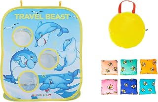 Beanbags Outdoor Toys for Kids Ages 4-8 Games Set Cornhole Indoor Outdoor for Toddlers 6-Beanbags Best Gifts for Preschool Boys Girls and Family