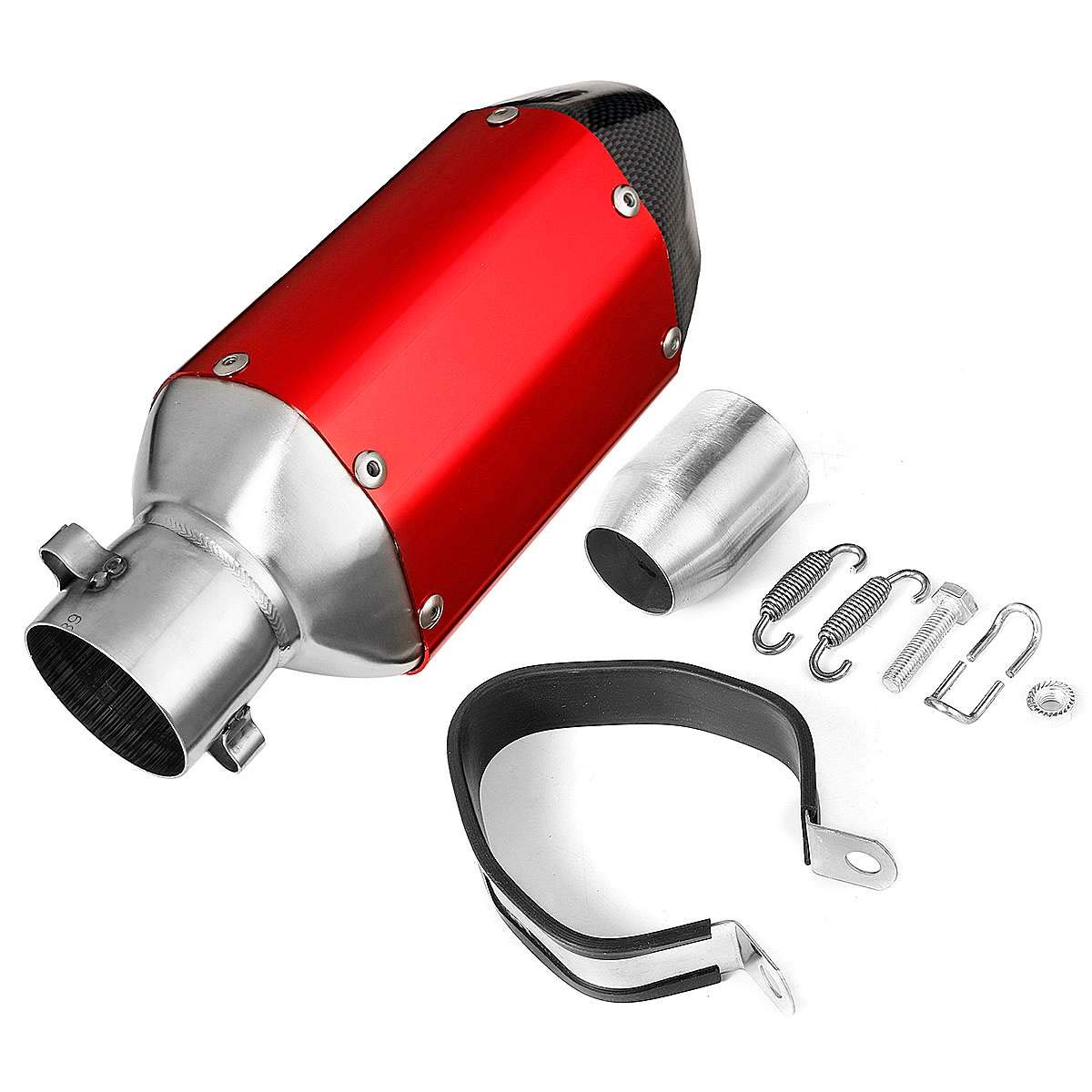 Amazon | YIBO ユニバーサルステンレススチールショートエキゾースト 