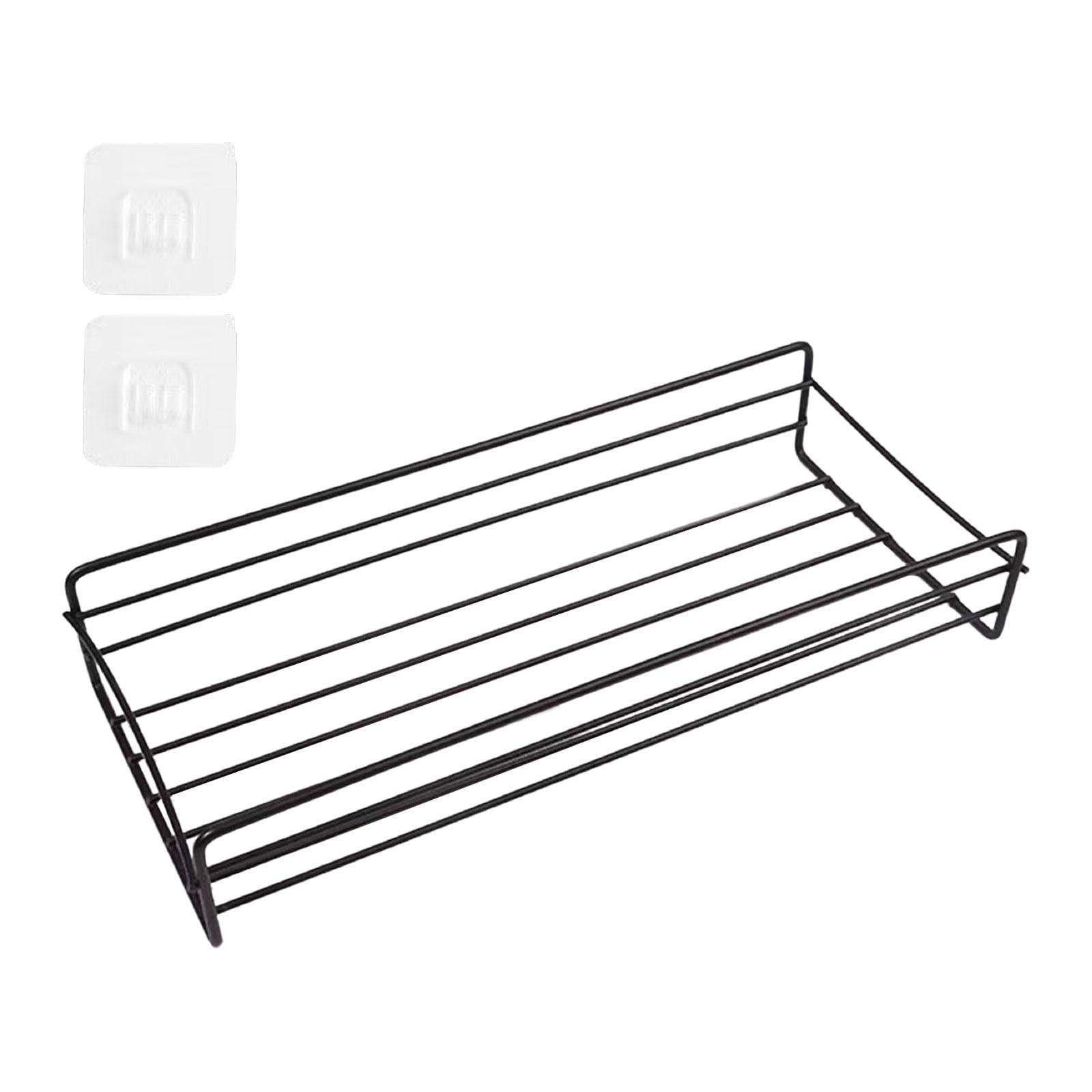 Merishopp Minimalist Hanging Fruit Basket Wall Mounted Shelves for Bathroom Craft Room S-image-12