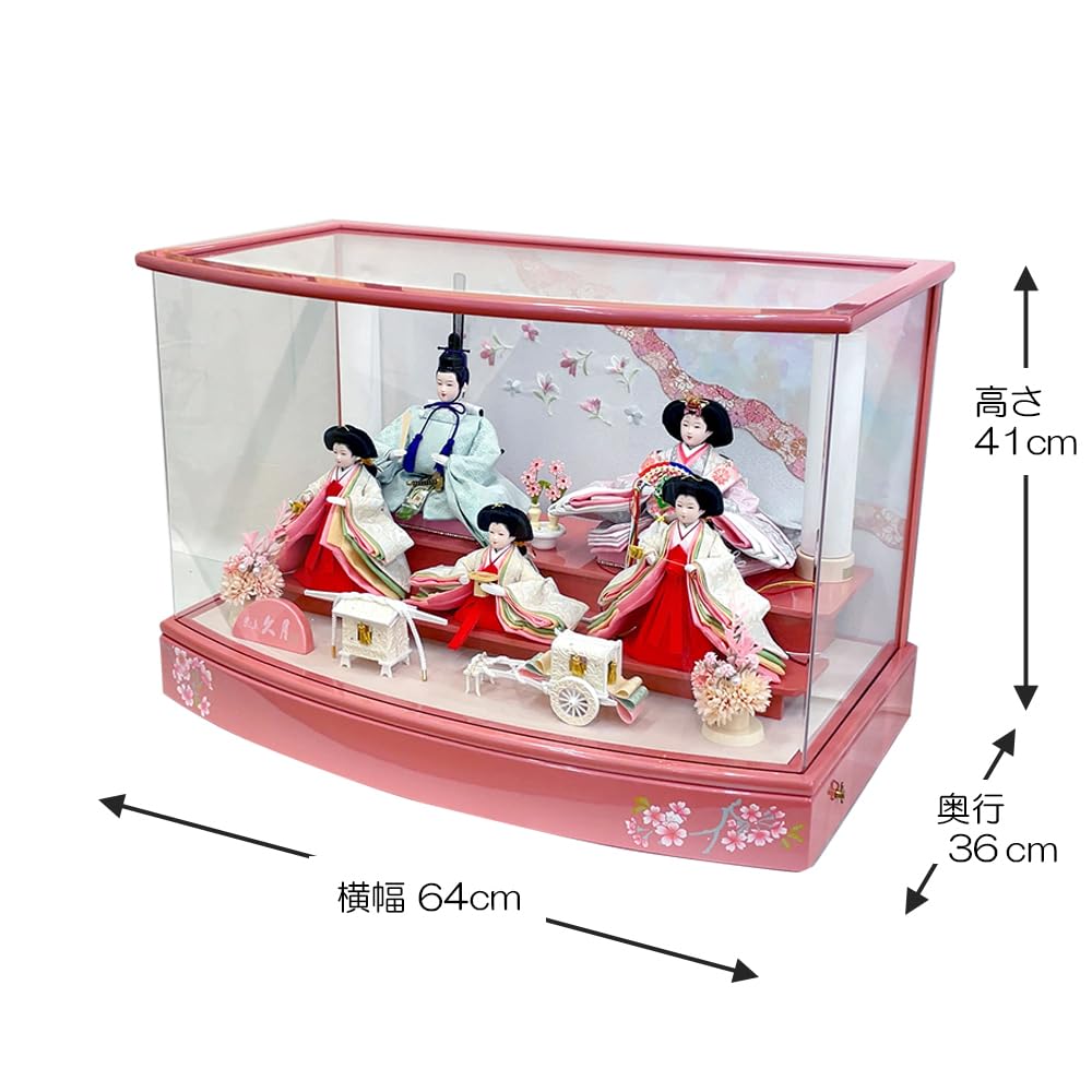 Amazon | 雛人形 久月 ケース飾り ひな人形 おしゃれ コンパクト