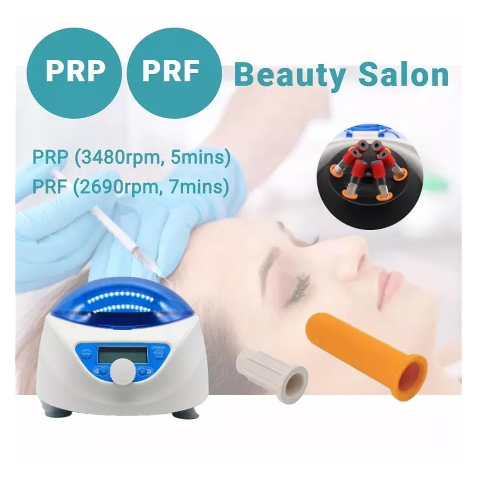Centrifughe, Centrifuga a bassa velocità PRP/PRF/CGF/Centrifuga for odontoiatria 300-5000 giri/min Forniture mediche Laboratorio for provette for prelievo di sangue da 5 ml