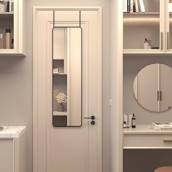 death ny　BA831 新品額付き Amazon.com: WONSTART Black Metal Framed Bathroom Mirror with