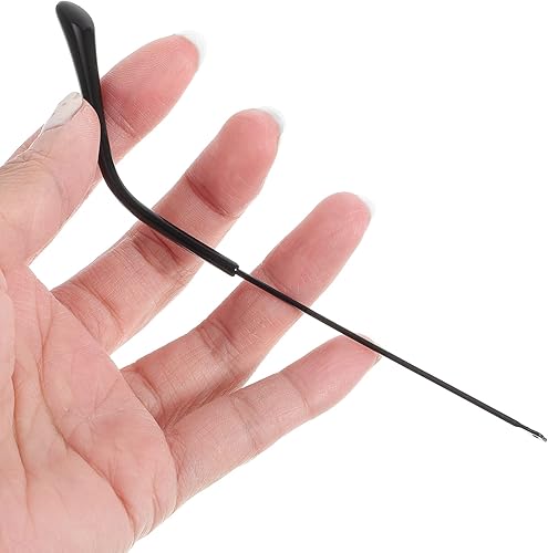 Miniatura 3 de iplusmile Gafas de metal templo reemplazo gafas brazos piernas gafas de sol brazo gafas marco templo reemplazo gafas piezas de reparación, Negro -