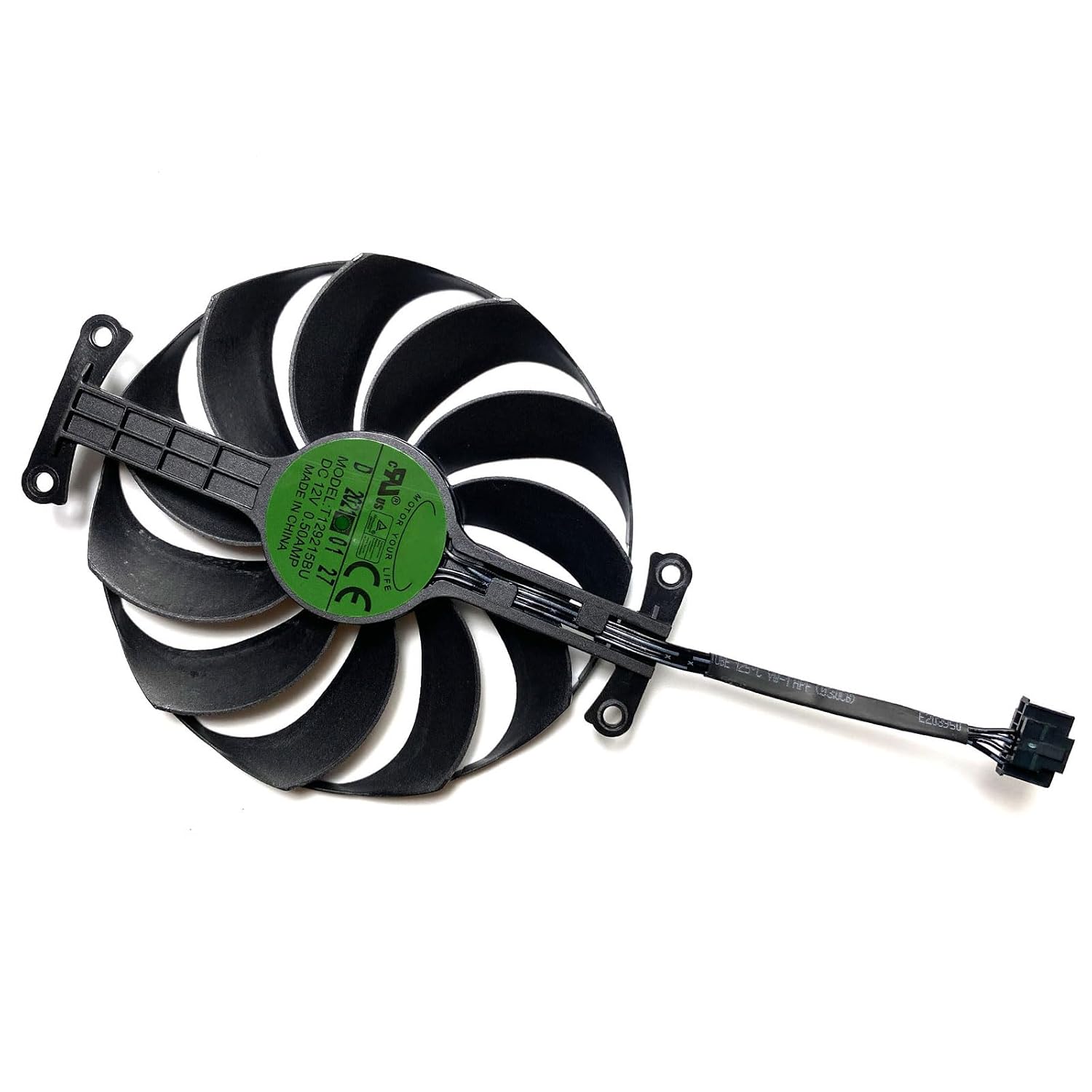 95MM 6PIN T129215SU CF1010U12D for RTX3050 RTX3060 Phoenix GPU Fans ITX for ASUS Phoenix RTX 3050 3060 Graphics Card Replacement Cooling Fan
