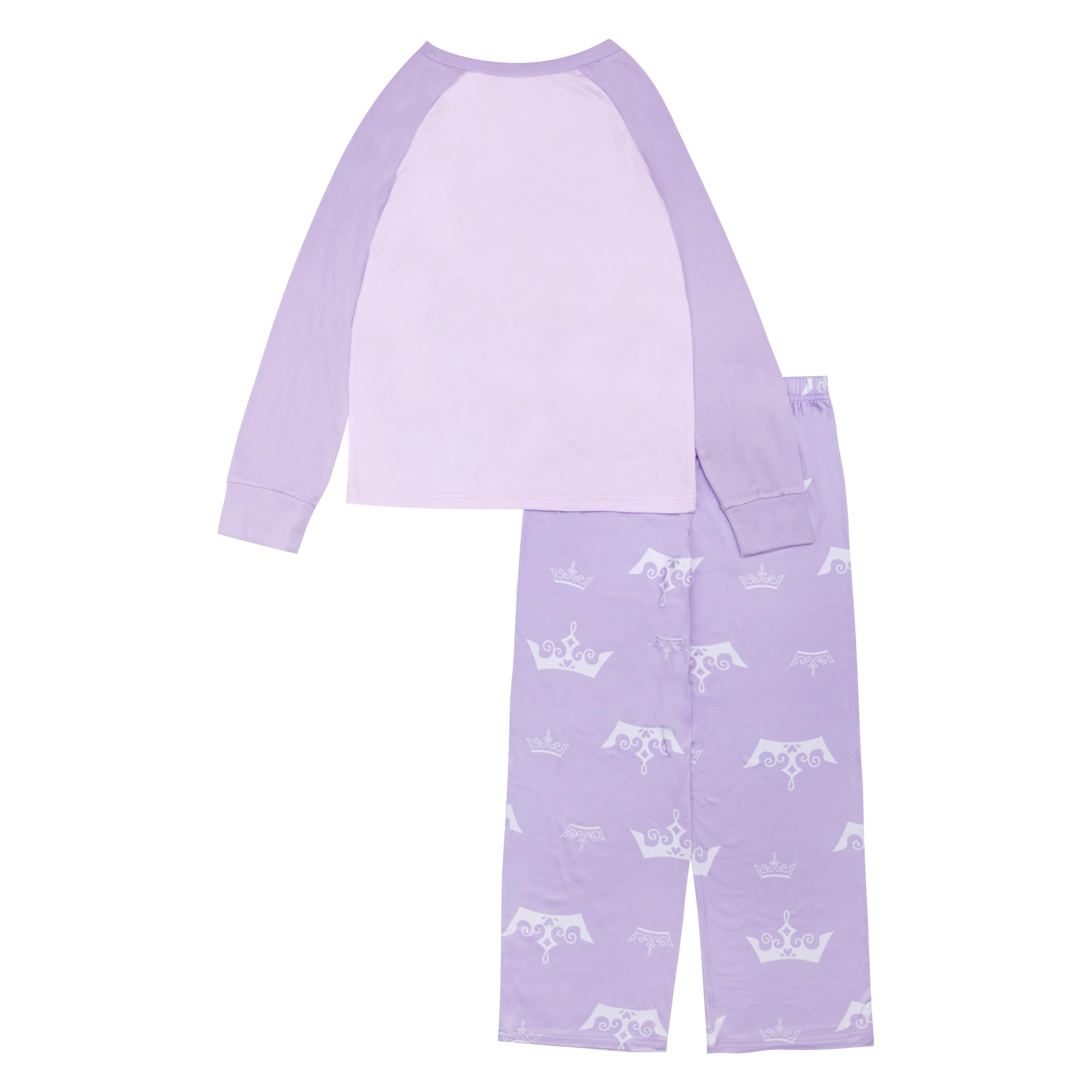 Disney 2-Piece Loose-Fit Set, Princess Pajamas, Soft & Cute for Kids Set di Pigiama Bambine e Ragazze (Pacco da 2)