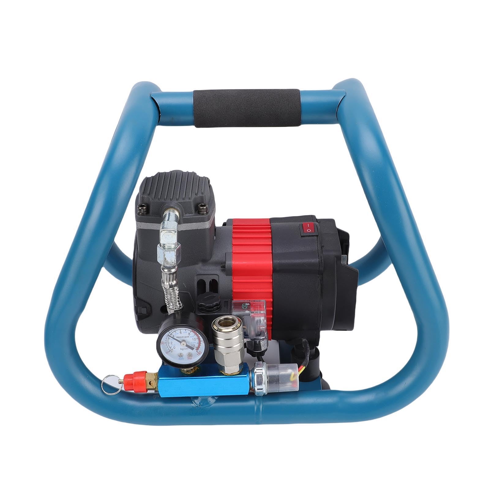 Eujgoov Pneumatico per Gomma Portatile Compressore Aria Cordless Pompa Pneumatico Ricaricabile per le Gomme per Pneumatici per Auto Usi Esterno (Spina europea)