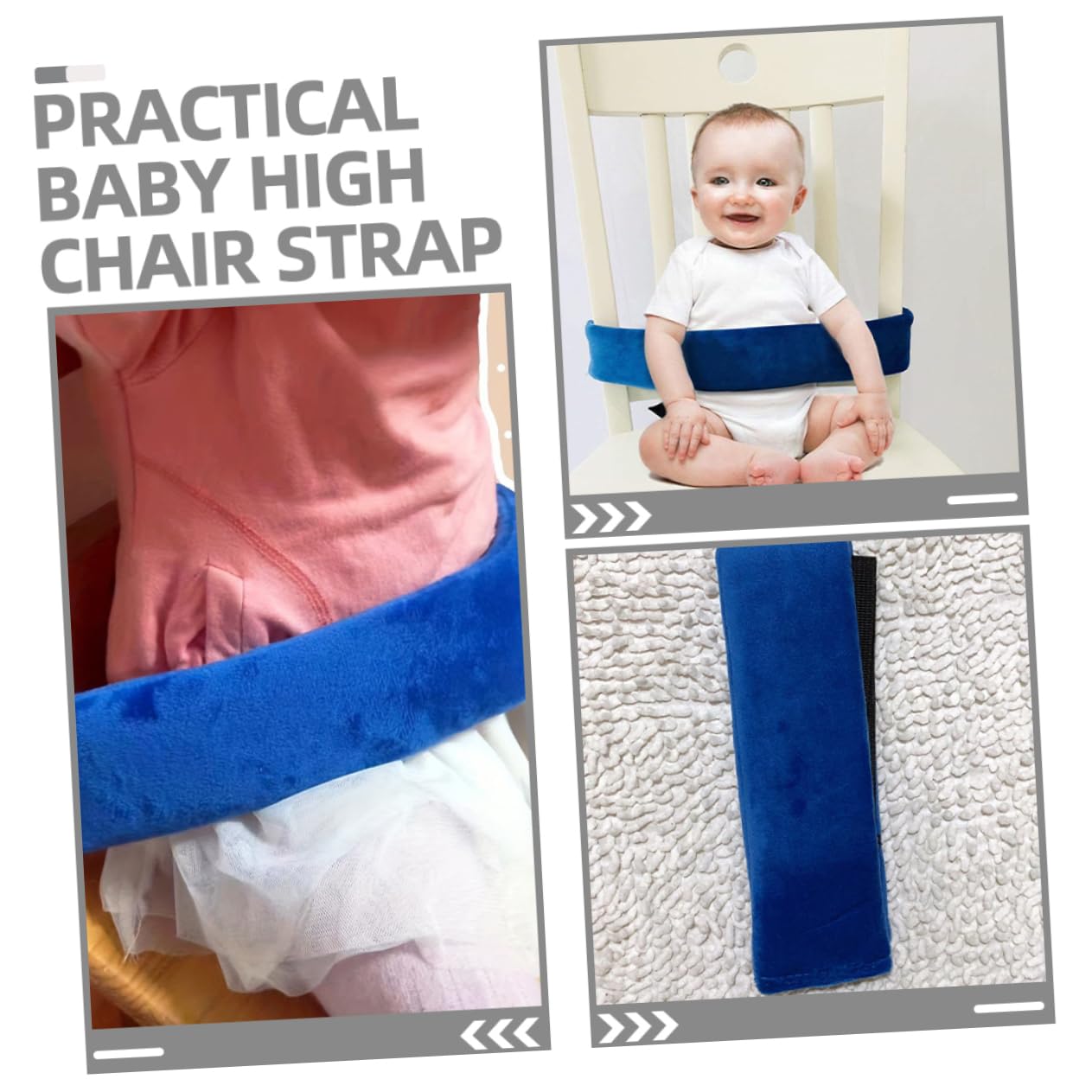 Boy Girl High Chair Safety Strap Boy Girl Dining Belt for Travel Multipurpose Adjustable Comfortable Design
