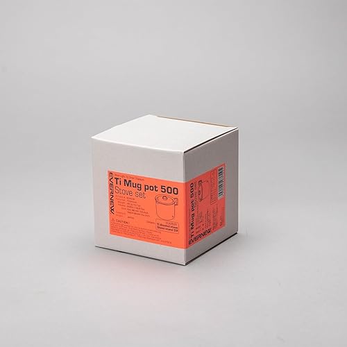 Miniatura 3 de Evernew Juego de estufa ligera de titanio para camping, 500