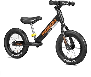 Axdwfd Kids Bike 12/14 Inch Balance Bike Carbon Steel Frame No Pedal Walking Balance Bike Training Bicycle for Kids and Toddlers 2-8 Years Old Bicycle