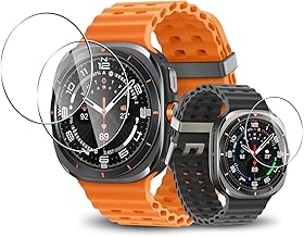 [Set of 3] Compatible with Galaxy Watch Ultra / Watch 6 Classic 1.9 inches (47 mm) Glass Film, Tempered Glass, Nippon Asahi Glass Material, Protective Film for Galaxy Watch Ultra/Watch 6 Classic 1.8