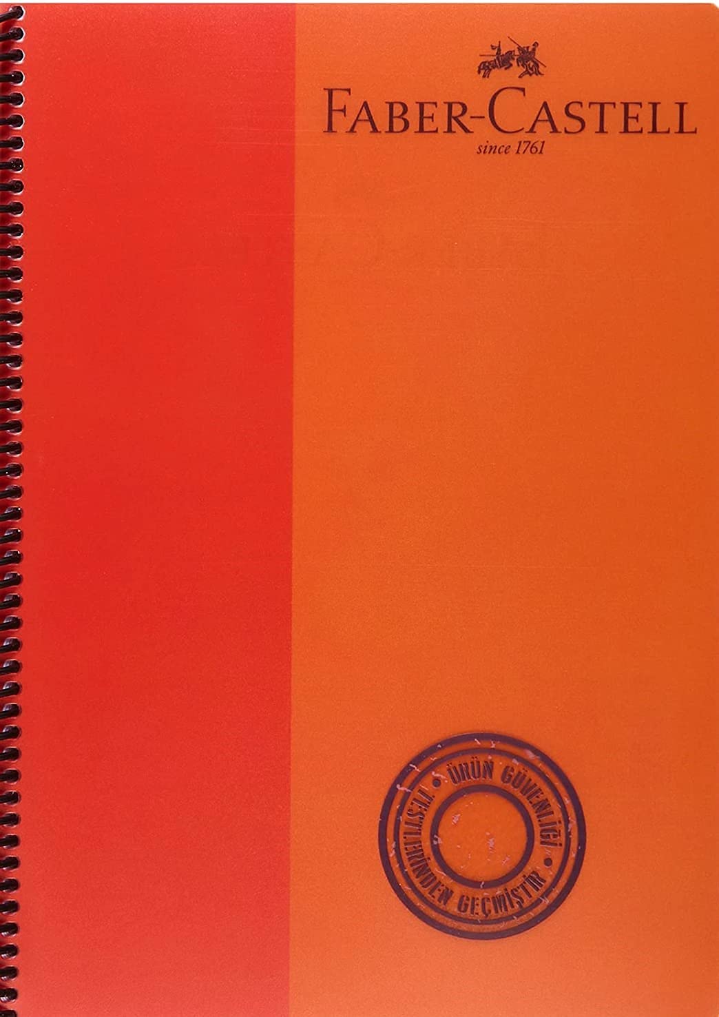 Faber-Castell BiColor Spiralli Defter, A4, 80 Yaprak, 70g Kağıt, Çizgili, Dayanıklı PP Kapak, Asorti Renkler, Kullanışlı ve Şık Tasarım 3lü paket