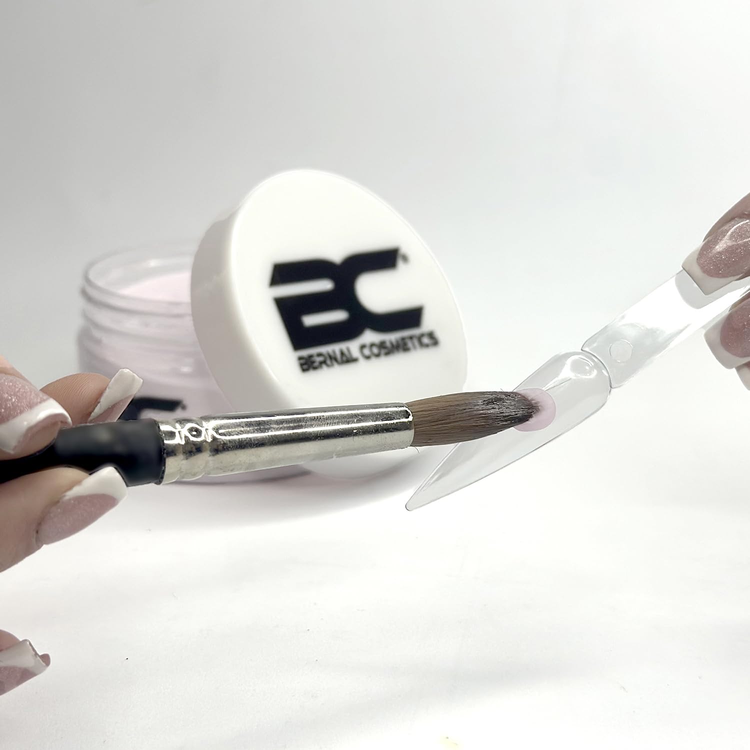 Polvo Acrílico - SOFT PINK (Rosa Suave) 690g | Acryl Powder SOFT PINK | Bernal Cosmetics
