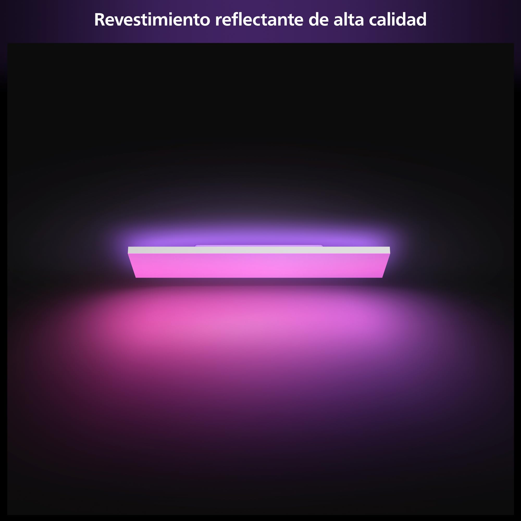 Philips Hue Datura Panel LED Inteligente (rectangular 30 x 120 cm), luz blanca y de color, compatible con Bluetooth, control por voz con Alexa, Apple Home y Google Assistant