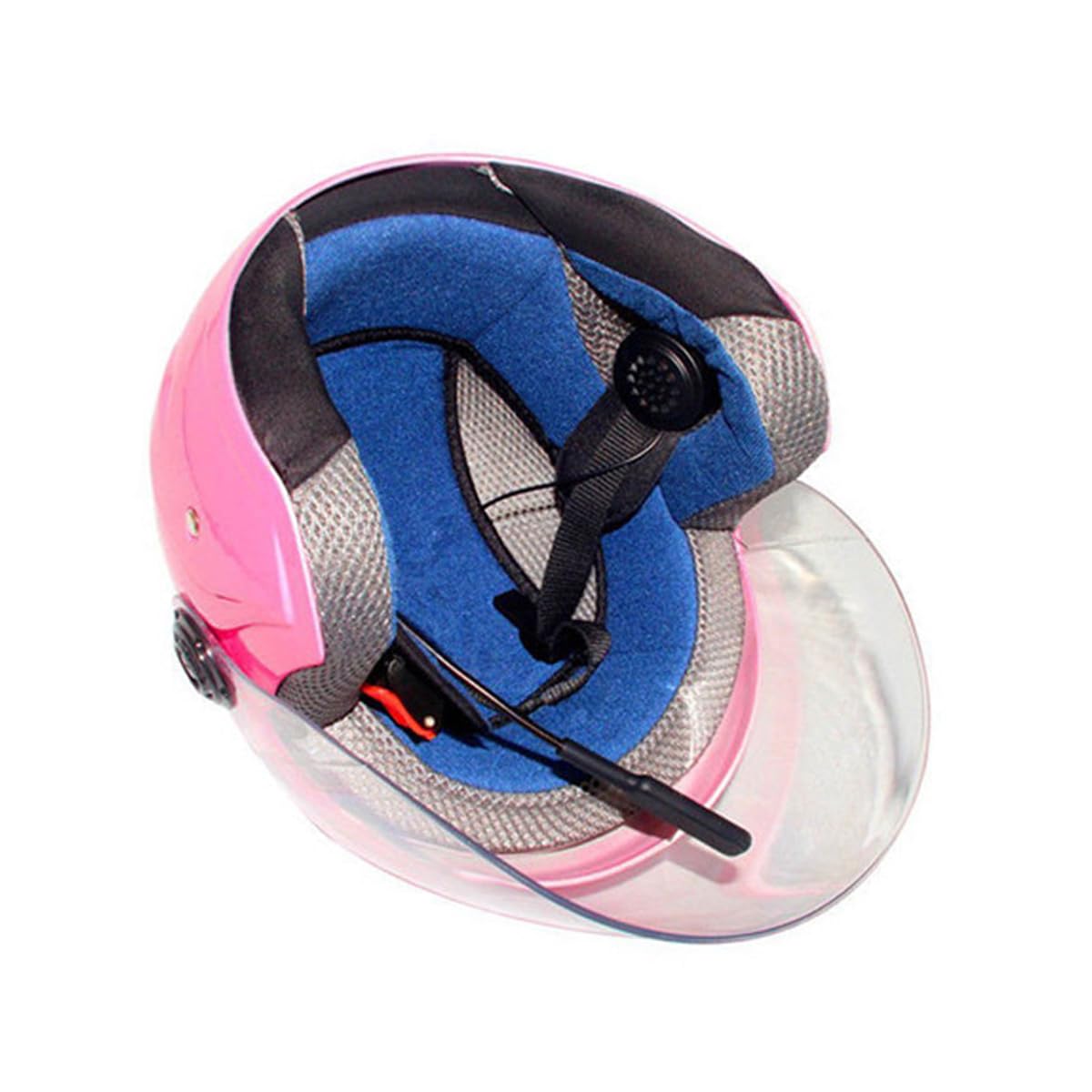 Alnicov Casco Moto Auricolare Bluetooth Casco Integrale Auricolare Wireless Integrato risponde automaticamente alla Navigazione delle chiamate