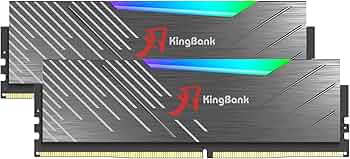 Computer Memory Ram RGB Hynix M-die KingBank DDR5 32GB(2x16GB